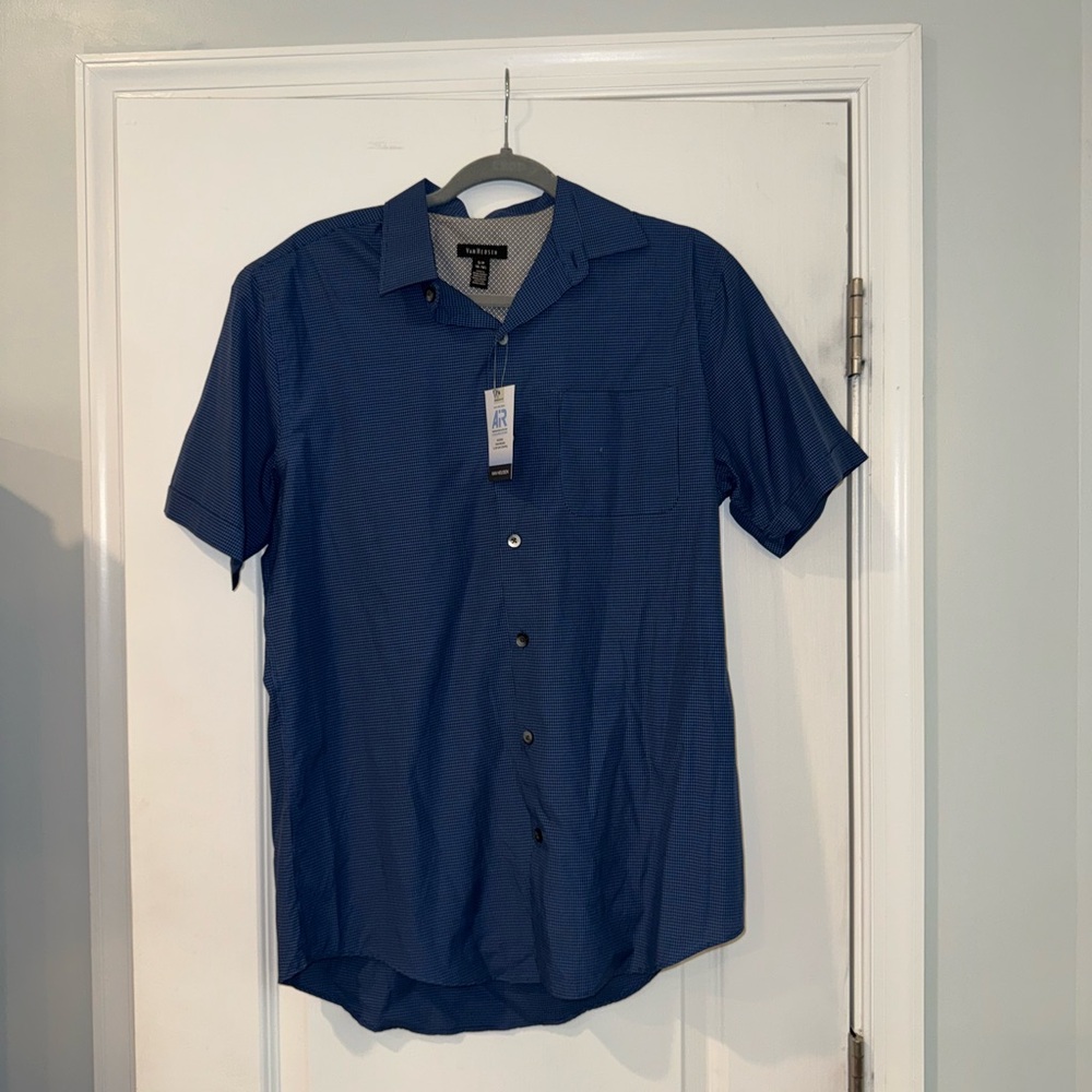 Van Heusen Blue Casual Button Down Shirt